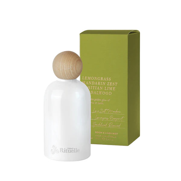 Rituelle Room Spray - Lemongrass, Mandarin Zest, Tahitian Lime & Sandalwood