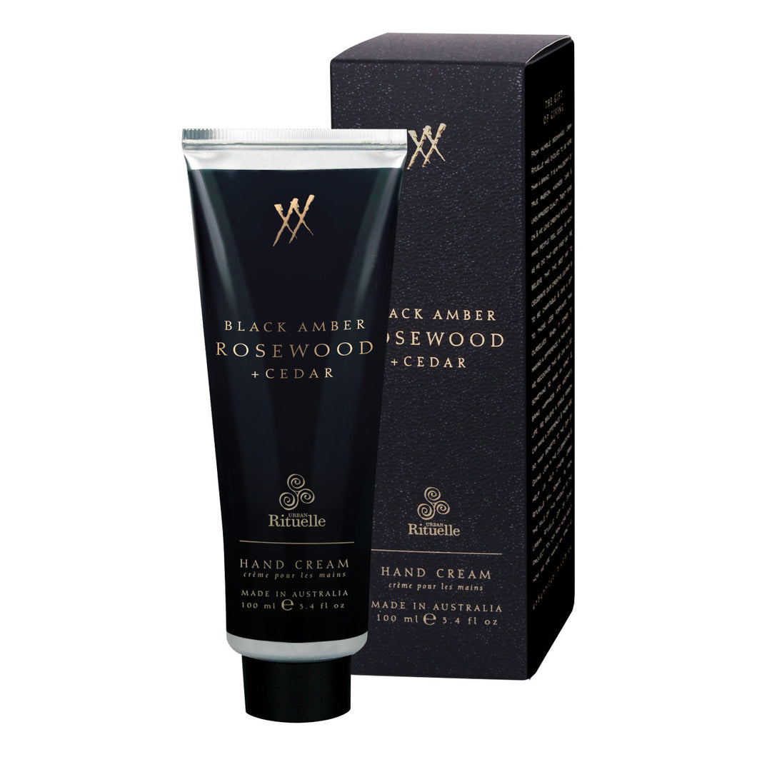 Rituelle Hand Cream, Black Amber, Rosewood & Cedar