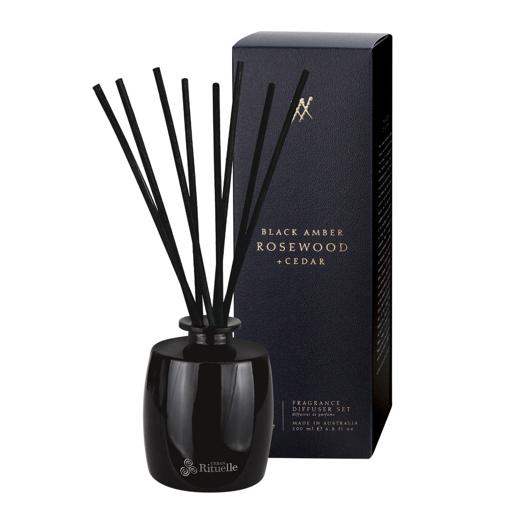 Rituelle Reed Diffuser - Black Amber, Rosewood & Cedar 200ml