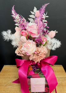 Forever Flowers and Candle Gift Pack
