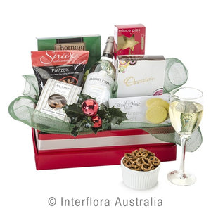 Christmas Hamper with Wine